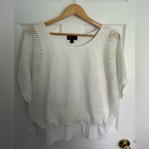 Size medium top cream colored